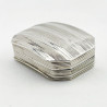 Large Samuel Pemberton Georgian Sterling Silver Vinaigrette