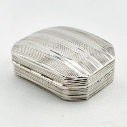 Large Samuel Pemberton Georgian Sterling Silver Vinaigrette