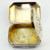 Large Samuel Pemberton Georgian Sterling Silver Vinaigrette