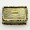 Good Quality Thomas Millington Sterling Silver Vinaigrette (1826)