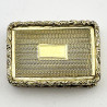 Good Quality Thomas Millington Sterling Silver Vinaigrette