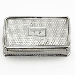 Slightly Larger Nathaniel Mills Sterling Silver Vinaigrette (1836)
