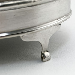 Large Mappin & Webb Tortoiseshell and Sterling Silver Jewellery or Trinket Box
