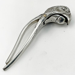 Asprey Silver Plated Pair of Parrot Head Nut Crackers