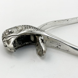 Asprey Silver Plated Pair of Parrot Head Nut Crackers