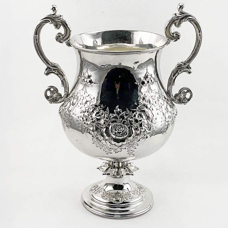 Large Victorian Silver Plated Trophy Cup (c.1890)