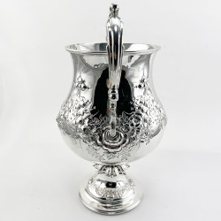 Large Victorian Silver Plated Trophy Cup