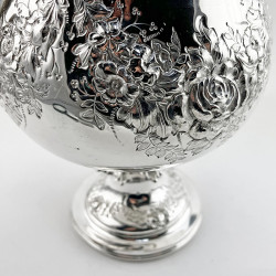 Large Victorian Silver Plated Trophy Cup