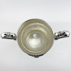 Large Victorian Silver Plated Trophy Cup