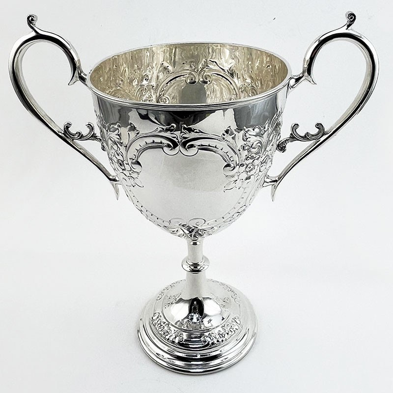 Impressive Vase Shaped Victorian Silver Plated Trophy Cup (c.1895)