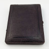 Boxed Victorian Sterling Silver Visiting Card Case