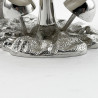 Rare and Unusual Novelty Victorian Silver Plated Table Bell