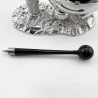 Rare and Unusual Novelty Victorian Silver Plated Table Bell