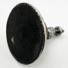 Novelty Edwardian Sterling Silver Pin Cushion Modelled as a Cat