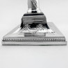 Substantial Pair Silver Plated Candlesticks with Corinthian Style Capitals