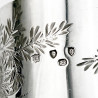 Pretty Boxed Pair of Victorian Sterling Silver Napkin Rings