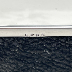 Silver Plated Trinket or Cigarette Box with Figural Greyhound
