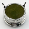 Pretty Tortoiseshell and Sterling Silver Jewellery or Trinket Box