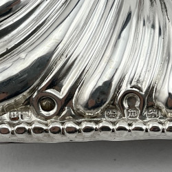 Victorian Sterling Silver Photo Frame with Heart Shaped Window