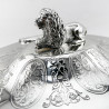 Good Quality Oval Victorian Silver Plated Biscuit or Trinket Box