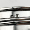 Round Tortoiseshell and Sterling Silver Jewellery or Trinket Box