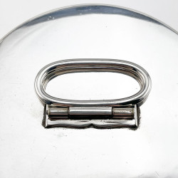 Stylish Plain Late Victorian Silver Plated Campaign Canister