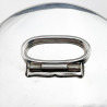Stylish Plain Late Victorian Silver Plated Campaign Canister