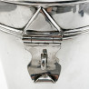 Stylish Plain Late Victorian Silver Plated Campaign Canister