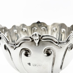 Late Victorian Sterling Silver Monteith Style Bowl