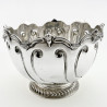Late Victorian Sterling Silver Monteith Style Bowl
