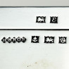 Smart Art Deco Style Sterling Silver Trinket or Cigarette Box