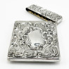Beautiful Edwardian Sterling Silver Visiting Card Case