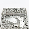 Beautiful Edwardian Sterling Silver Visiting Card Case