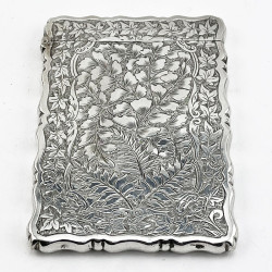 Pretty George Unite Sterling Silver Visiting Card Case