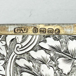 Pretty George Unite Sterling Silver Visiting Card Case