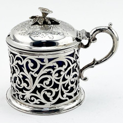 Good Quality Early Victorian Sterling Silver Mustard Pot (1844)