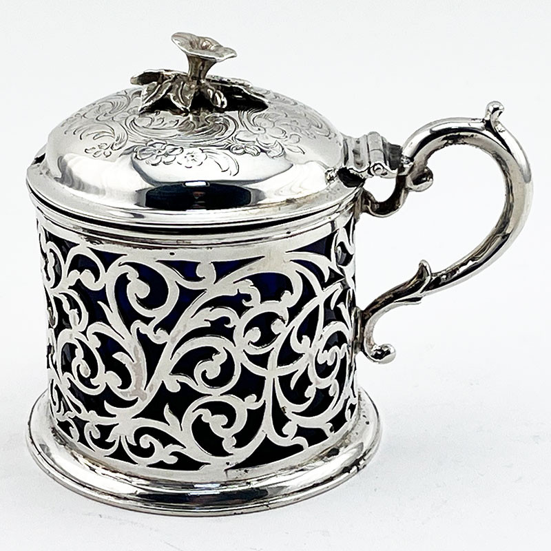 Good Quality Early Victorian Sterling Silver Mustard Pot (1844)