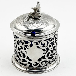 Good Quality Early Victorian Sterling Silver Mustard Pot
