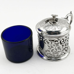 Good Quality Early Victorian Sterling Silver Mustard Pot