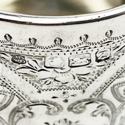 Charming Victorian Sterling Silver Cylindrical Christening Mug