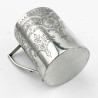 Charming Victorian Sterling Silver Cylindrical Christening Mug