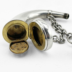 Sampson Mordan Victorian Sterling Silver Vinaigrette or Perfume Bottle