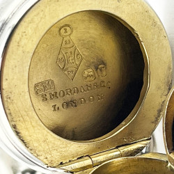 Sampson Mordan Victorian Sterling Silver Vinaigrette or Perfume Bottle