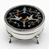 Tortoiseshell and Sterling Silver Jewellery or Trinket Box (1904)