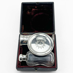 Early Victorian Sterling Silver Travelling Communion Set (1850)
