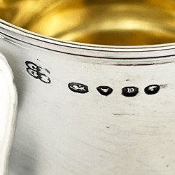 Early Victorian Sterling Silver Travelling Communion Set