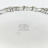 George II Round Sterling Silver Salver