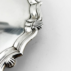 George II Round Sterling Silver Salver