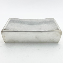 Stylish and Good Quality Sterling Silver Cigarette or Trinket Box (1964)