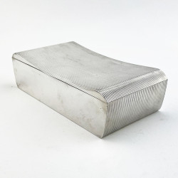Stylish and Good Quality Sterling Silver Cigarette or Trinket Box
